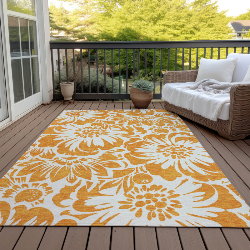 Tapis intérieur / extérieur Kinslee, Rectangulaire 3 pi x 5 pi