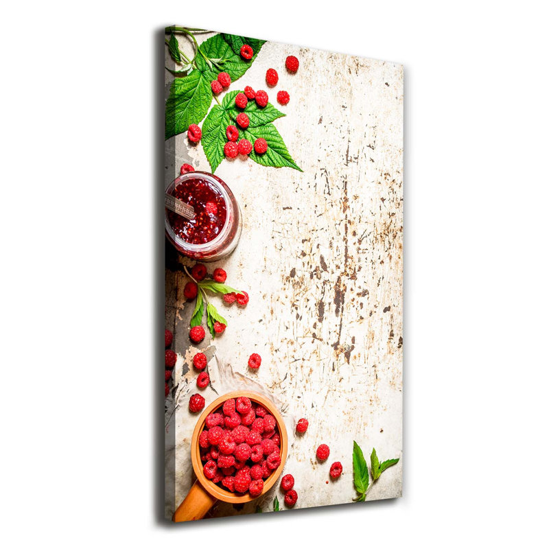 Raspberry Jam - Wrapped Canvas Print