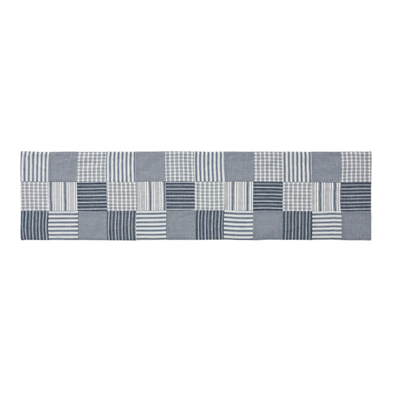 Tapis de couloir bleu Sawyer Mill 12 x 36, 48 po x 12 po