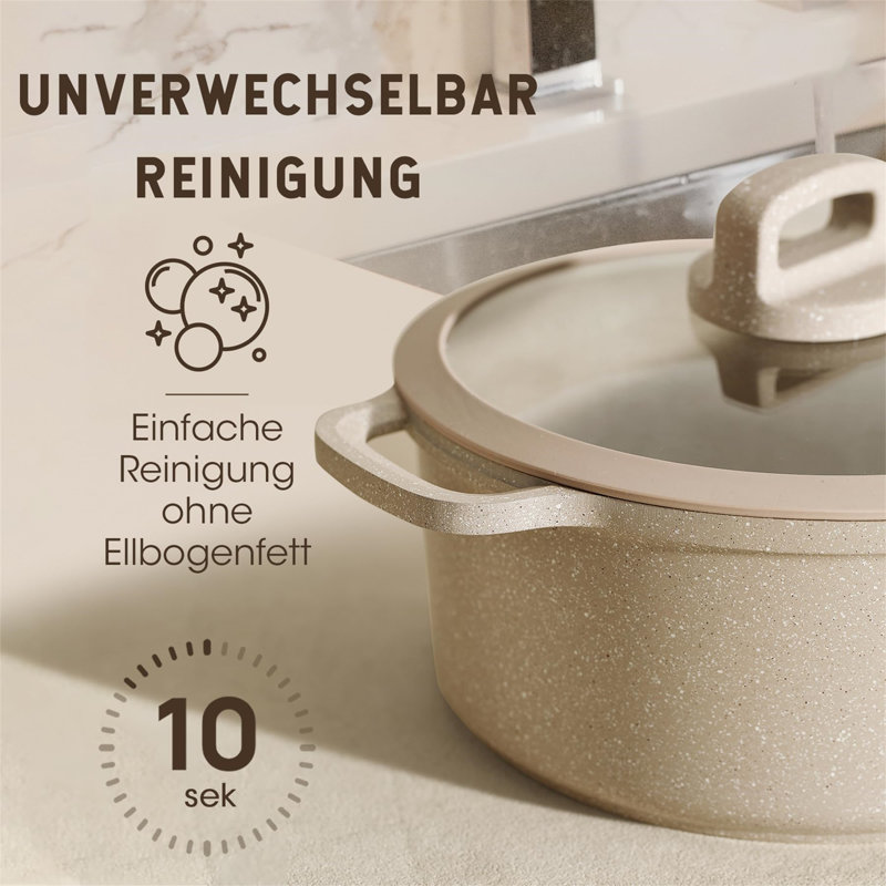 Yamaguchi 11 - Piece Ceramic Cookware Set