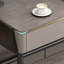 Simple Grey Rock Slab Double-drawer Writing Desk-1685055302