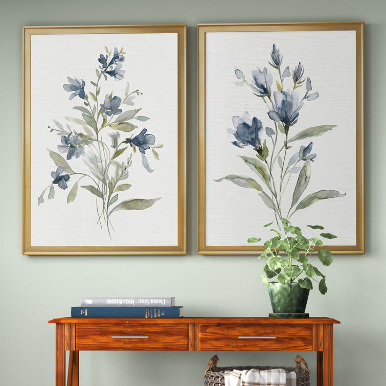 Linen Botanical III - 2 Piece Painting Print Set