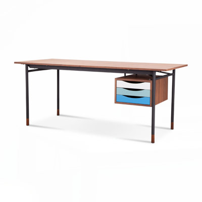 Bureau Finn Juhl Nyhavn, version bleue