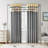 Embroidered Curtain Panel(Only 1 Pc Panel)-383333543