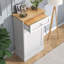 Poubelle en bois manufacturé (10 gallons)-95136785