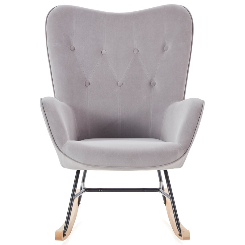 Chaise berçante Jamaia, gris