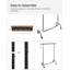 Gwenno 150cm Rolling Clothing Rack-414135073