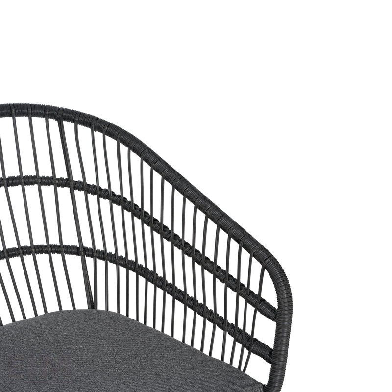 TERRY Outdoor Dining Chairs With Water-Resistant Cushions, Set Of 2, Perfect For Stylish And Comfortable Seating