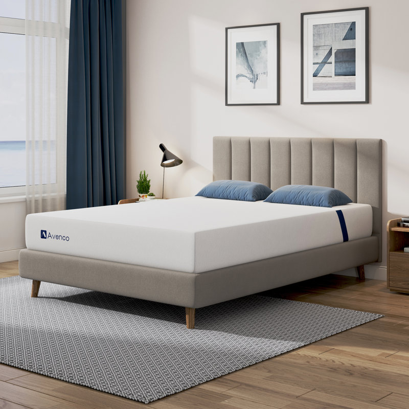Avenco Medium Gel Memory Foam Mattress, California King, 10"