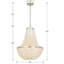 Lustre classique à 6 lumières avec accents coquillage Clariza