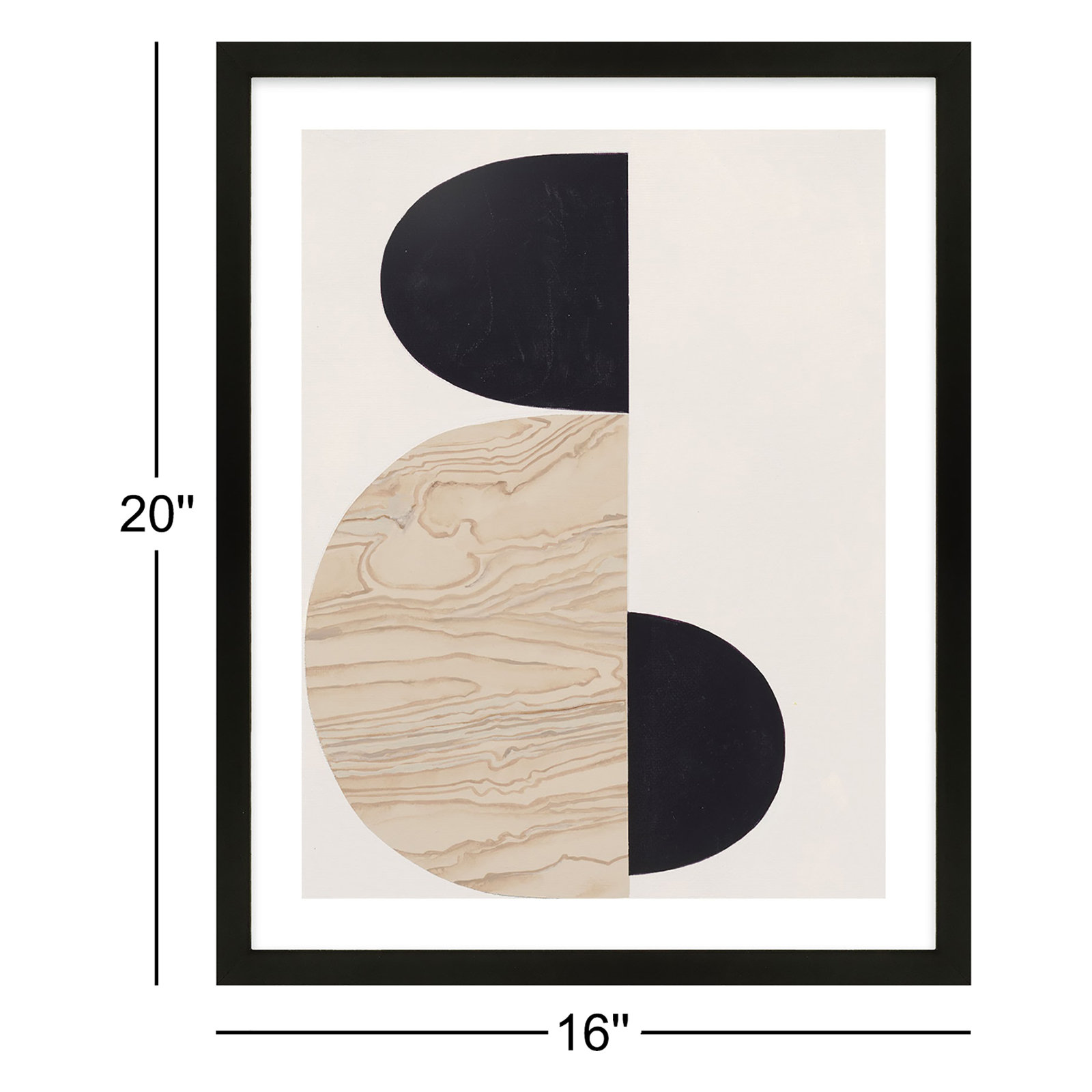 Journey by Lee Lessem, Black Framed, 20" H x 16" W