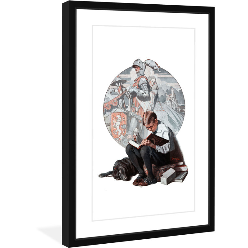 Age Of Romance by Norman Rockwell - Wrapped Canvas Print, 91 cm H x 61 cm W x 4cm D