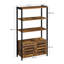 Alexys 121.5cm H x 70cm W Steel Standard Bookcase-50817366