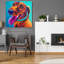 «Dachshund - Turquoise» par Dawg Painter-1813770478