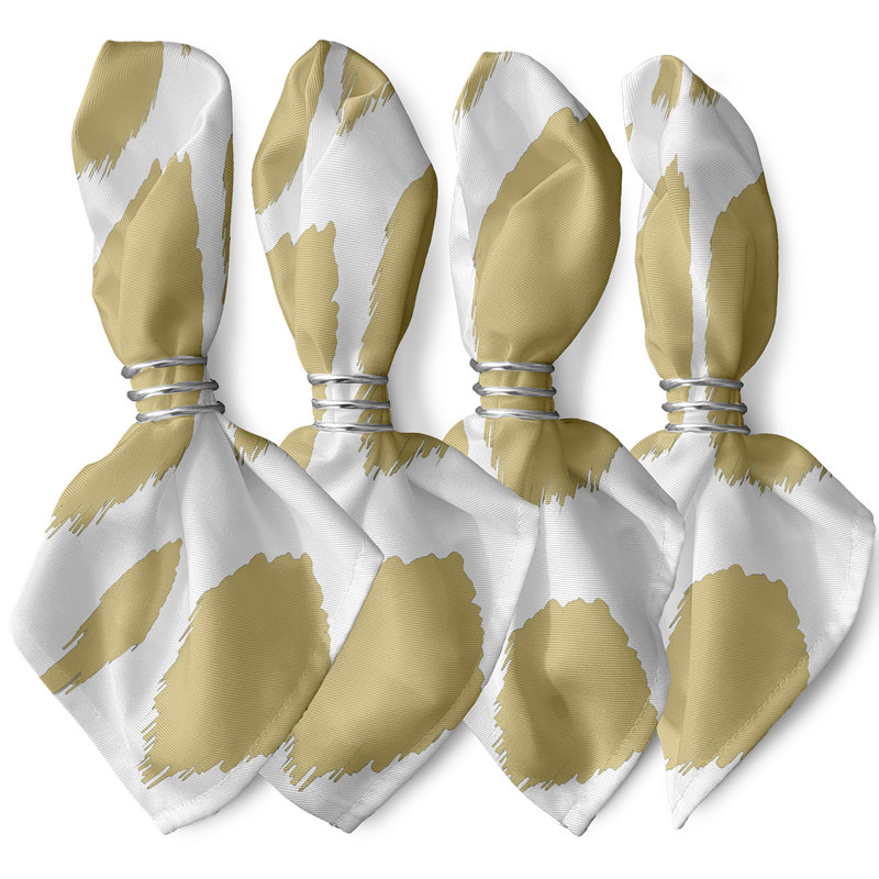 Serviette Dalonna, L 18 po x L 18 po, Jaune
