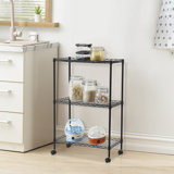28.35'' H x 19.69'' W Utility Cart with Wheels