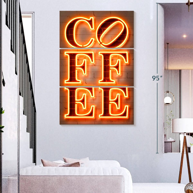 Enseigne murale café Kema, H 74 po x l 48 po