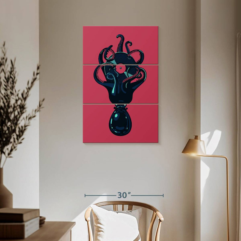 Brampt Hiphop Octopus, 57" H x 36" W