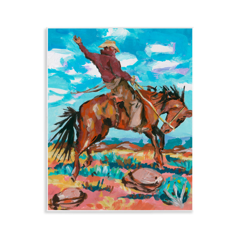«Cowboy on Eleving Horse», art mural par Samuel Dixon