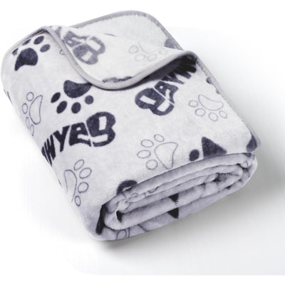 Dog Blanket, Premium Soft Dog Blanket Washable, 41X31inch Puppy Essentials Dog Product Cat Blankets Throw For Medium Small Dogs, Pet Dog Gifts, 2024 New Upgraded Doggy Blankets, Grey