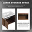 Meuble-lavabo à montage facile avec lavabo en résine imperméable 30 po-349658967
