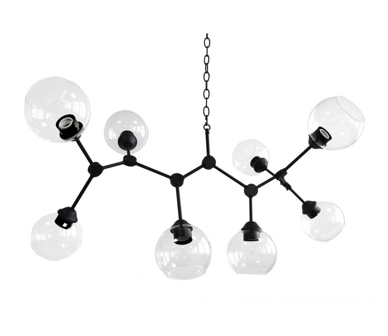 Dagney 8 - Light Dimmable Kitchen Island Drum Chandelier