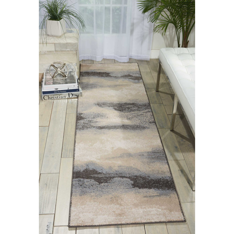 Aadyant Abstract Indoor Rug, Runner 2'2" x 10'