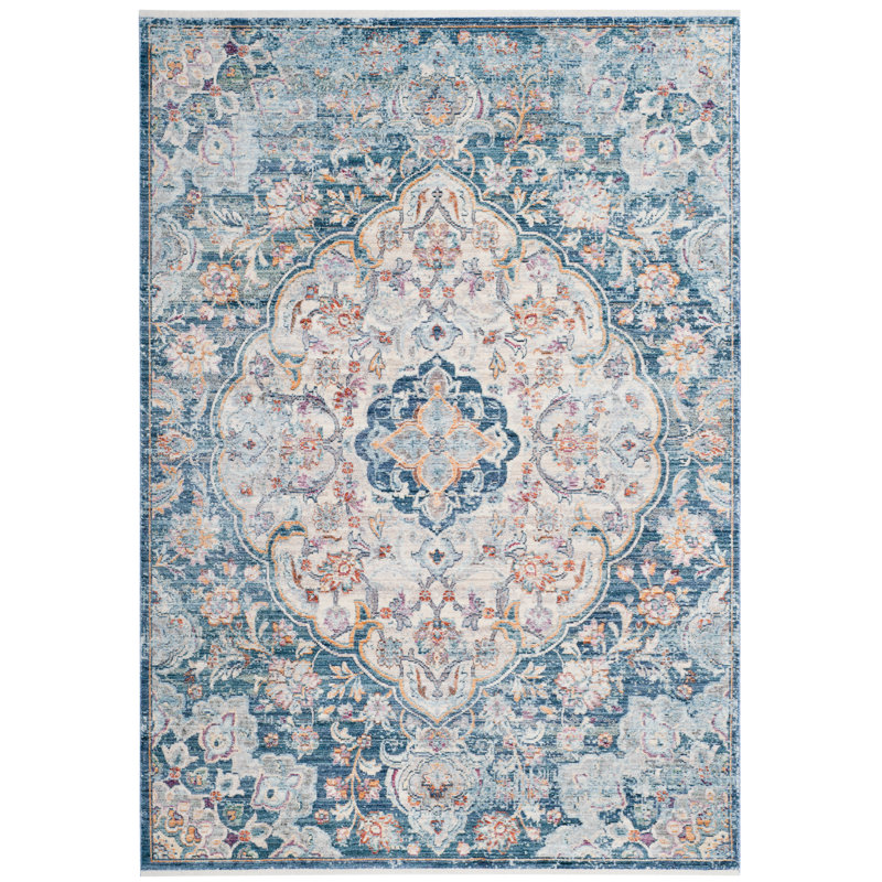 Bachus Oriental Viscose Area Rug, Rectangle 152 x 244 cm