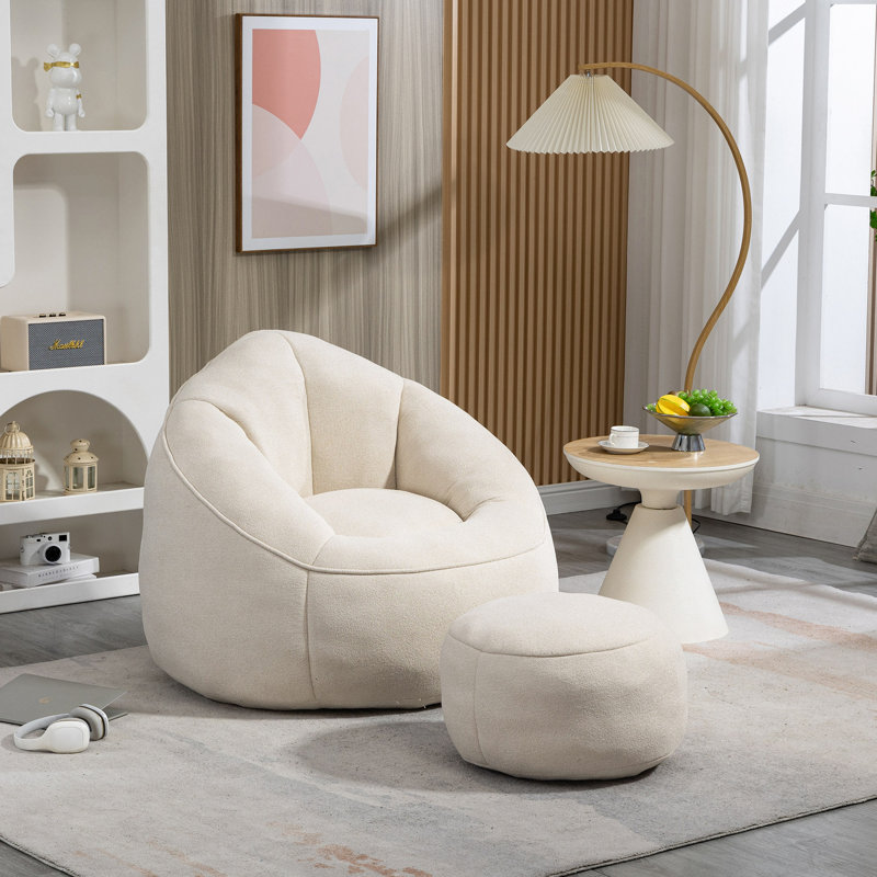 Fauteuil à billes Bedding, Beige