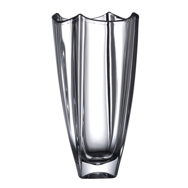 Table Vase, 12" H x 6" W x 6" D, Clear
