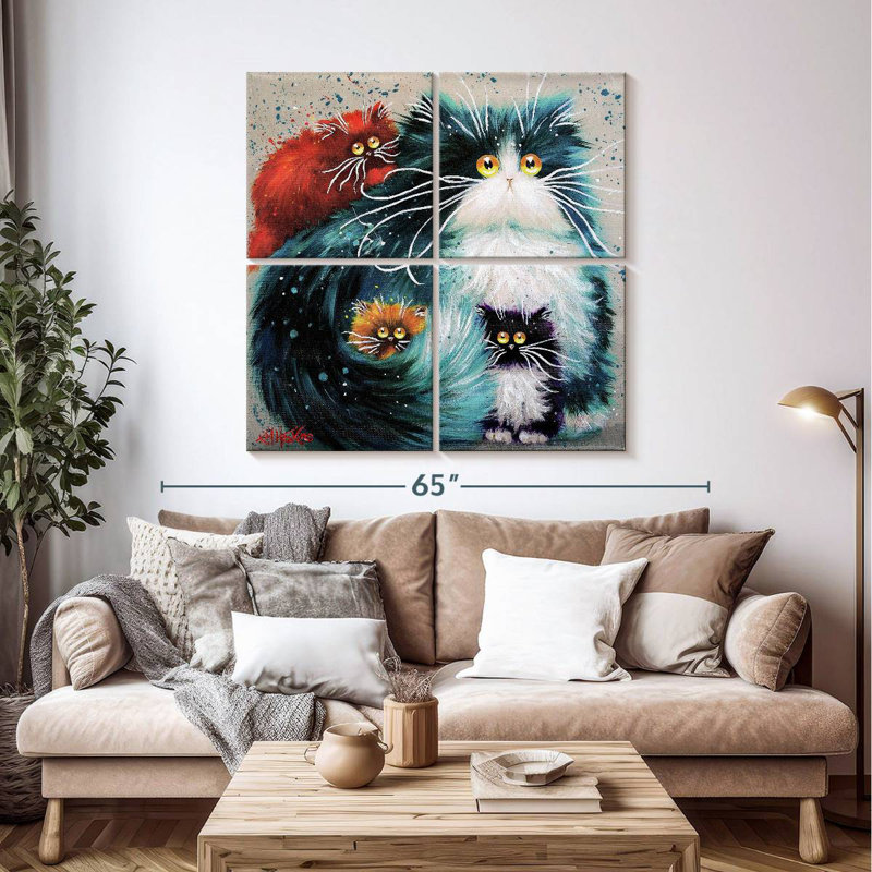 Brampt Purrenting, 45" H x 45" W