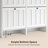 4-Drawer Flip-Front Shoe Storage Cabinet for Entryway.-598139670-598139688