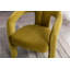 Fauteuil de cuisine en velours rembourré