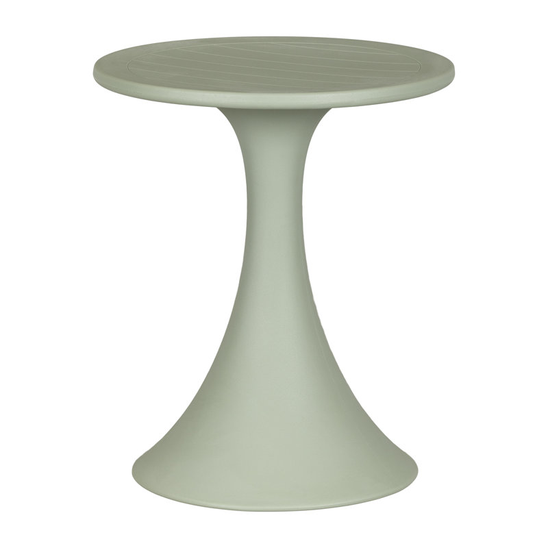 Dalya Round Outdoor Bistro Table , 24'' in. W 24'' in. D, Sage Green