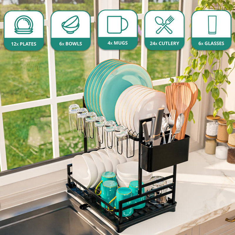 Robinetta Two Tier Dish Rack