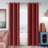 Thermal Insulated Room Darkening Grommet Curtain Panels (Set of 4)-106667154-106667182