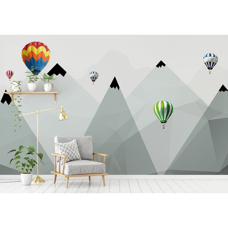 Murale montgolfière Symon, L 35 po x l 55 po