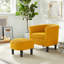 Chaise rembourrée avec repose-pieds-1783890149