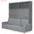 Queen Size Murphy Bed Wall Bed with Sofa, Multifunctional Space-Saving Hideaway Bed-2065110653