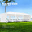 Pavillon de jardin 10 pi x 30 pi avec 5 parois latérales amovibles-2062857660
