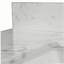Plateau de commode pour salle de bain Montary de 31 po avec plateau rectangulaire en céramique de style nouveau Carrare