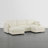 112" W 5 - Piece Modern Soft Upholstered Modular Sectional Sofa With 2 Ottomans-1023672003