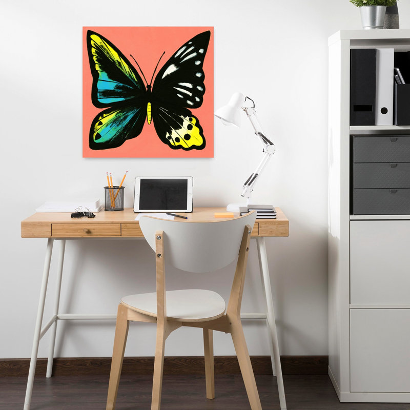 Art contemporain Art contemporain papillon, H 18 po x l 18 po