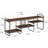 TV Stand for TVs up to 65 Inch, Farmhouse Entertainment Center with Adjustable Storage Shelves, Rustic Brown Industrial TV Media Console Table for Living Room, Bedroom-1746226599-1774283323