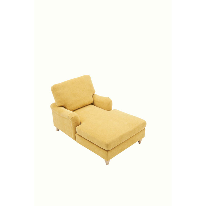 Chaise longue d'intérieur, Jaune