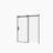 56-60"W X 72"H Frameless Sliding Shower Door,5/16" (8Mm) Thick SGCC Tempered Clear Glass,Double Side Easy Clean Coat, Matte Finished With Buffer-117492504