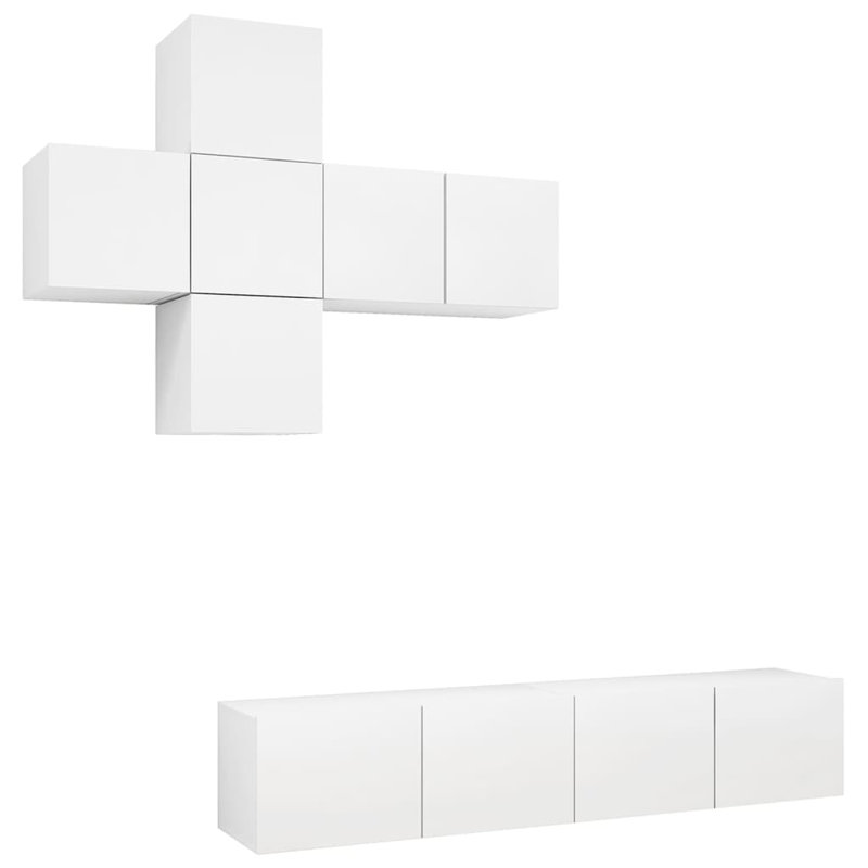 Azden TV Stand for TVs up to 32", White