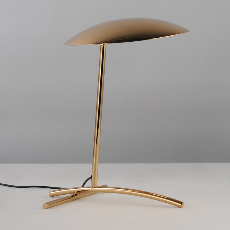 Vesta LED Desk Table Lamp, French Gold, French Gold