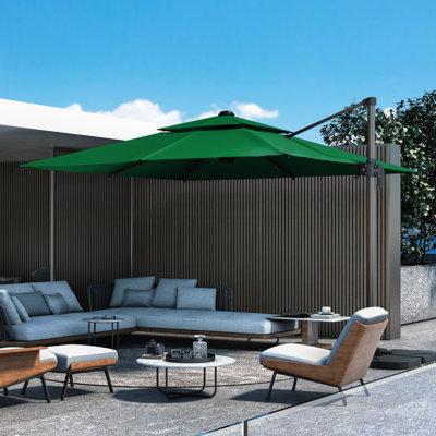 Parasol carré en porte-à-faux 120 po Ainaire