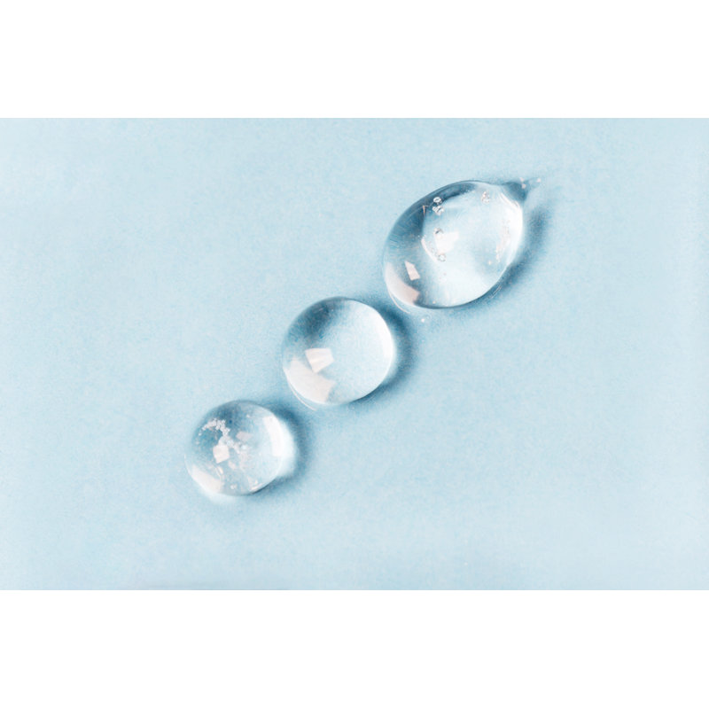 Drops Of Hyaluron by Anna Tretiak - Wrapped Canvas Print, 30cm H x 46cm W